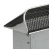 Prise dair frais pour conduit plat 150 x 50 mm acier inoxydable
