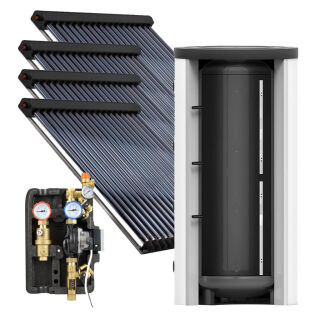 Ensemble solaire thermique de 15 m²