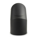 Ø 150 mm - Bogen 90° mit Tür Schwarz