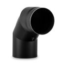Ø 150 mm - Bogen 90° mit Tür Schwarz