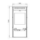 Poêle à bois Aduro 1-1 SK noir 6 kW