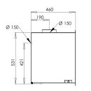 Insert de cheminée Aduro 5-1 noir 7 kW