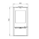 Poêle à bois Aduro 9-1 noir 6 kW