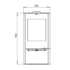 Poêle à bois Aduro 9-1 noir 6 kW