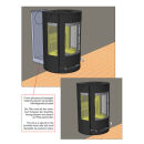 Poêle à bois Aduro 9-4 noir 6 kW