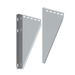 Ø 150 mm Jeremias DW FU Konsolbleche verstellbar 50 - 150 mm Hochglanz
