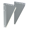 Ø 150 mm Jeremias DW FU Konsolbleche verstellbar 50 - 150 mm Hochglanz