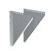 Ø 150 mm Jeremias DW FU Konsolbleche verstellbar 250 - 360 mm Hochglanz