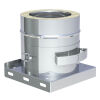 Plaque de base Jeremias DW FU avec pot de suie amovible