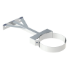 Ø 160 mm Jeremias DW FU support mural réglable 250 - 360 mm brillant