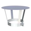 Ø 150 mm Jeremias DW FU / DW Silver Regenhaube Hochglanz