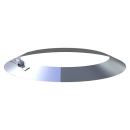 Ø 115 mm Jeremias DW FU Rosace murale / Collier détanchéité Brillant