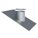Conduit de toit Jeremias DW FU avec bord de plomb et...