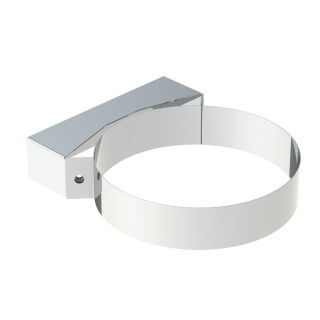 Ø 150 mm Jeremias DW FU / DW Silver Wandhalterung 50 mm starr Hochglanz