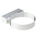 Ø 150 mm Jeremias DW FU / DW Silver Wandhalterung 50 mm starr Hochglanz