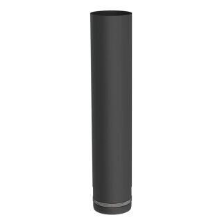 Tuyau de poêle à granulés 1000 mm Elément de longueur 80 mm Noir
