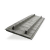 Gusseiserne Herdplatte 6" x 24" oder 17 x 63 cm