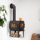 Poêle-cheminée en fonte Globe Fire Charon