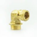 Raccord à compression pour tube en cuivre angle 22 mm