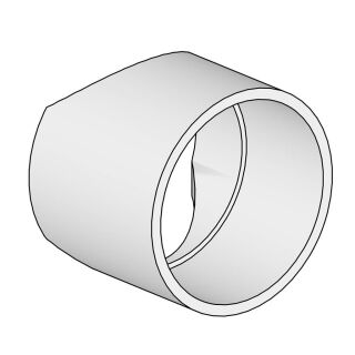 Ø 180 mm BRULA Raccord de conduit de fumée ISO à la cheminée (Ø 180-220 mm)
