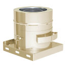 Ø 180 mm Jeremias DW FU Grundplatte mit herausnehmbaren Rußtopf RAL Farbe