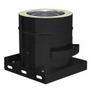 Ø 180 mm Jeremias DW FU Grundplatte mit herausnehmbaren Rußtopf RAL Farbe