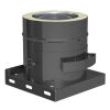 Ø 180 mm Jeremias DW FU Grundplatte mit herausnehmbaren Rußtopf RAL Farbe
