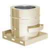 Ø 180 mm Jeremias DW FU Grundplatte mit herausnehmbaren Rußtopf RAL Farbe