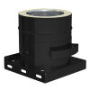 Ø 180 mm Jeremias DW FU Grundplatte mit herausnehmbaren Rußtopf RAL Farbe