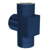Ø 180 mm Raccordement Jeremias DW FU Pièce en T 90° avec ouverture de nettoyage Couleur RAL