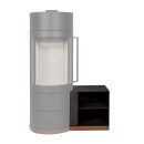 Boîte latérale simple pour Austroflamm Lux -...