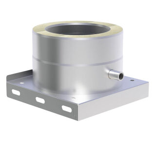 Jeremias DW Vision Grundplatte Wandmontage mit Kondensatablauf seitlich