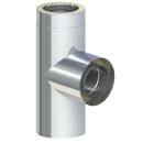 Ø 200 mm Jeremias DW Raccordement Vision Pièce en T 87° finition miroir