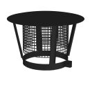 Jeremias DW Vision Regenhaube mit Funkenschutzgitter
