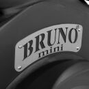 Poêle datelier Bruno Mini II avec socle Klassik & tôles de protection Quattro