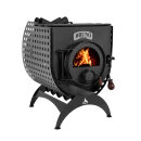 Poêle datelier Bruno Mini III avec plaque de cuisson