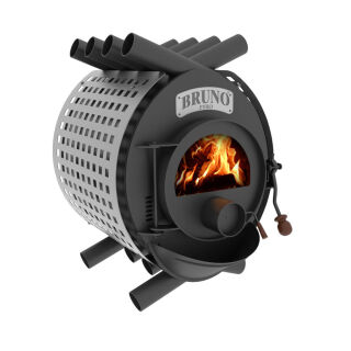 Poêle datelier Bruno Pyro II avec tôles de protection Quattro