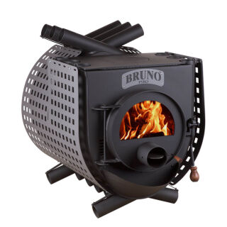 Poêle datelier Bruno Pyro IV avec plaque de cuisson & tôles de protection Quattro