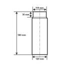 Ø 120 mm - Ofenrohr 50 cm Gussgrau