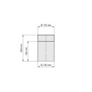 Ø 120 mm - Ofenrohr 25 cm Gussgrau