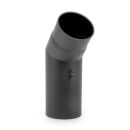 Ø 130 mm - Bogen 45° mit Tür Gussgrau
