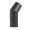 Ø 130 mm - Bogen 45° mit Tür Gussgrau
