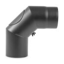 Ø 130 mm Coude à 90 ° avec trappe -...