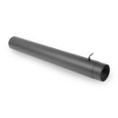 Ø 130 mm Tube droit 100 cm avec Clé de tirage - Gris fonte