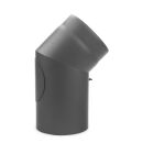 Ø 150 mm Coude à 45 ° avec trappe - Gris fonte