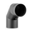 Ø 160 mm Coude à 90 ° avec trappe - Gris fonte