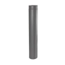 Ø 160 mm Tube droit 100 cm - Gris fonte