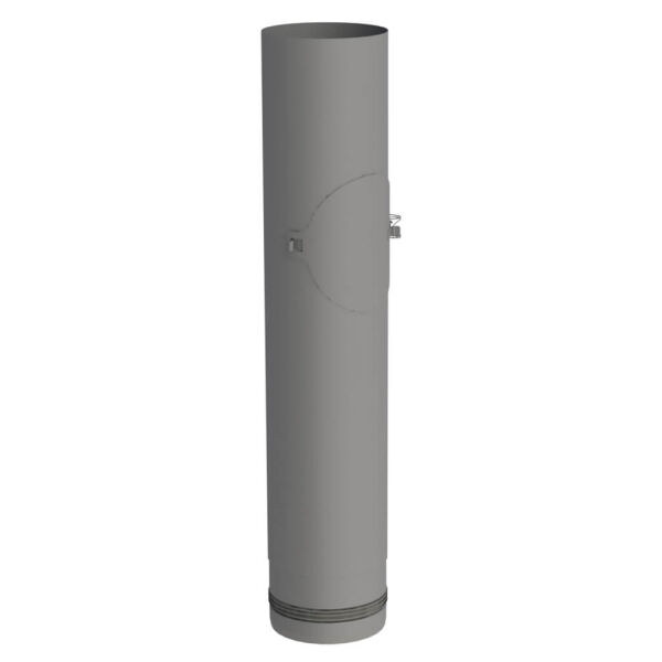 Elément de poêle à granulés de 500 mm de long avec porte de nettoyage