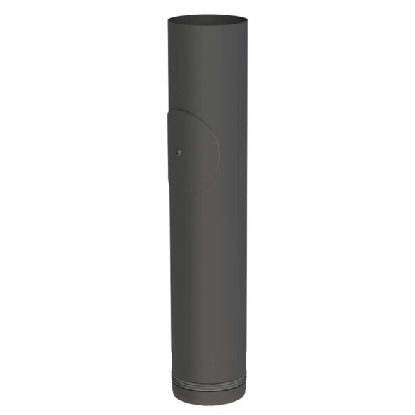 Elément de poêle à granulés de 500 mm de long avec porte de nettoyage