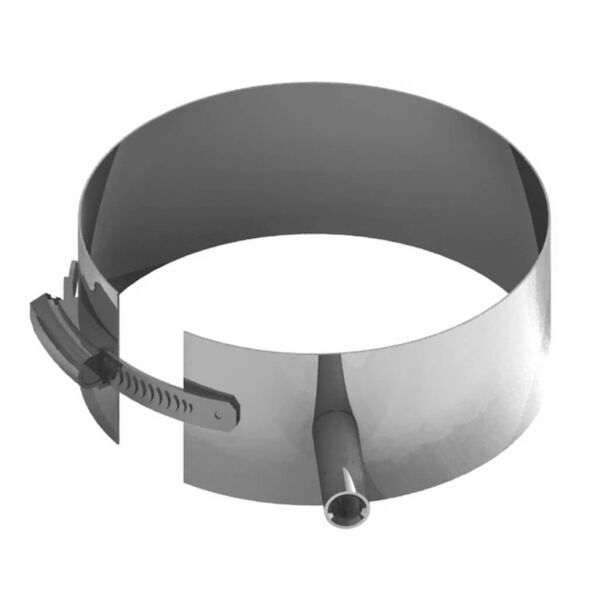 Tuyau de poêle à granulés Pièce de raccord du poêle 80 mm Noir stehend